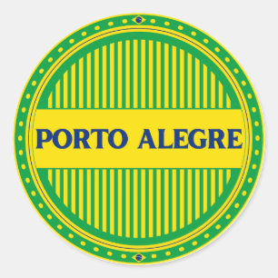 Sticker Rond Fierté de la ville de Porto Alegre – Identité brés