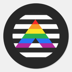 Sticker Rond Fierté de l'Ally droit