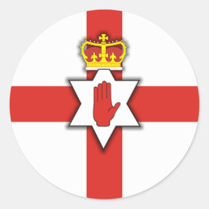 Sticker Rond Fierté d'Irlande du Nord