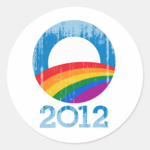 Sticker Rond Fierté d'Obama