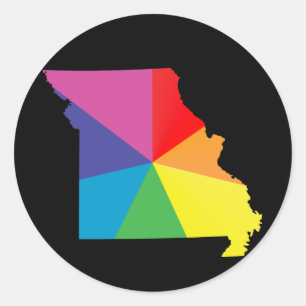 Sticker Rond fierté du missouri.