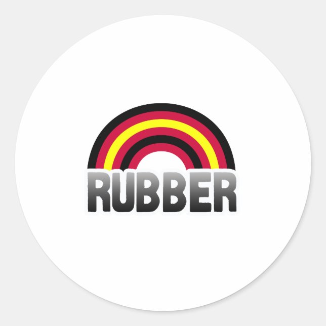 Sticker Rond Fierté en latex (Devant)