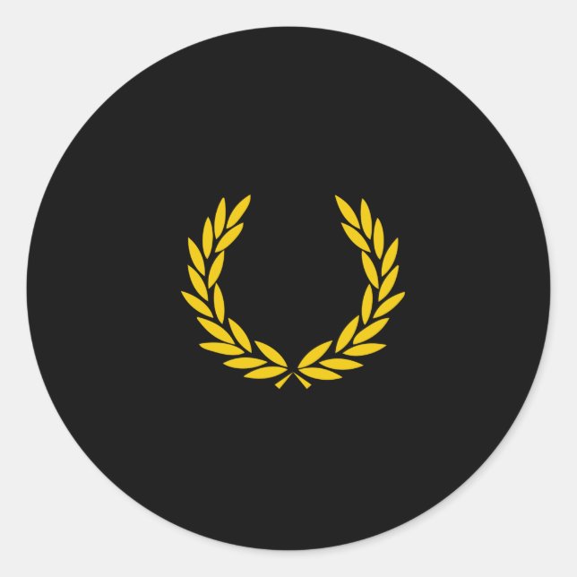 Sticker Rond Fierté uniforme (Devant)