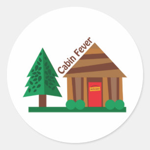 Sticker Rond Fièvre cabine
