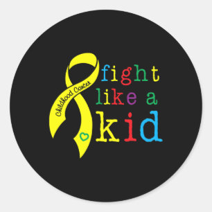 Sticker Rond Fight Like