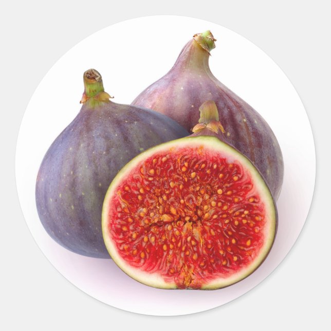 Sticker Rond figues fraîches (Devant)
