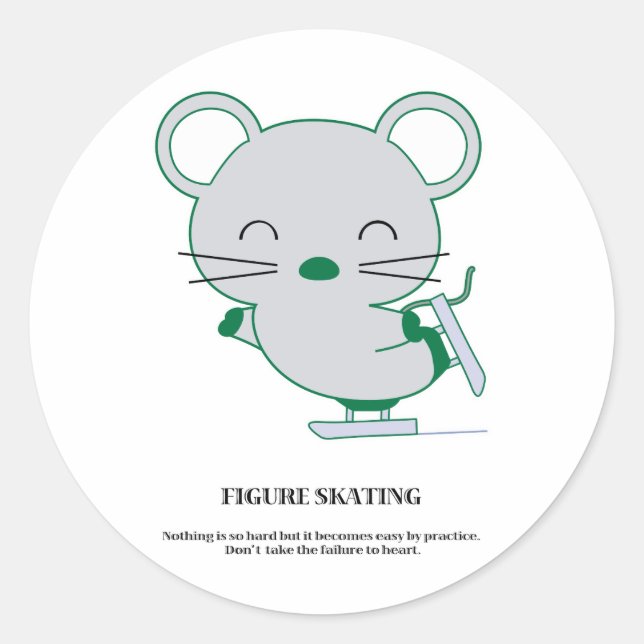 Sticker Rond Figure (Devant)