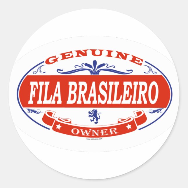Sticker Rond Fila Brasileiro (Devant)