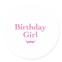 Fille d'anniversaire