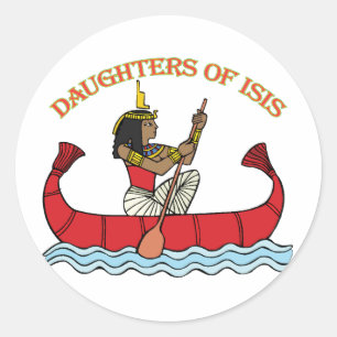 Sticker Rond Filles d'Isis