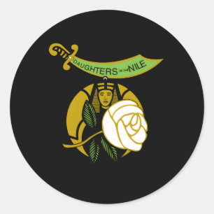 Sticker Rond Filles Du Nil Oes Soeur Don Etoile Orientale