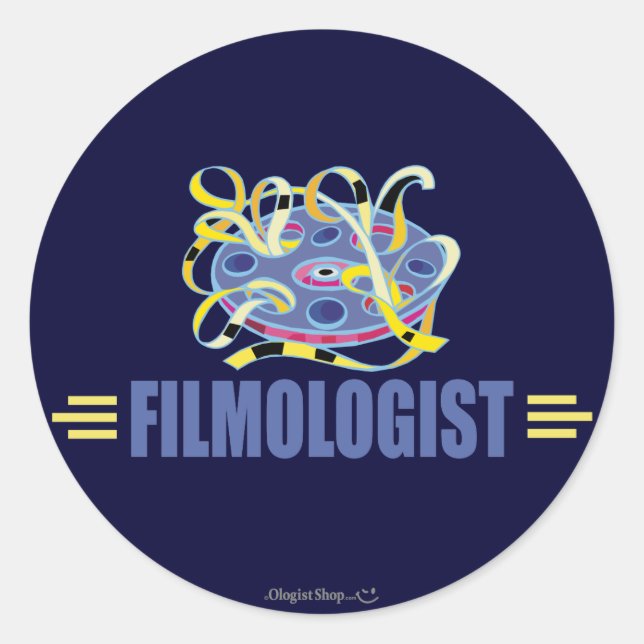 Sticker Rond Film humoristique (Devant)