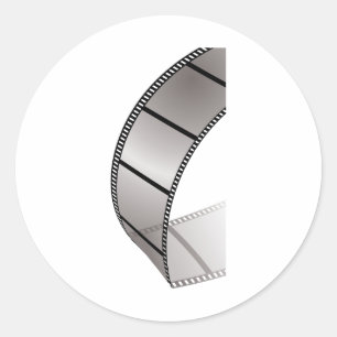 Sticker Rond Film Strip
