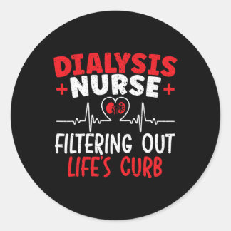 Sticker Rond Filtrage des infirmières