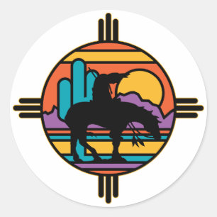 Sticker Rond Fin de la piste