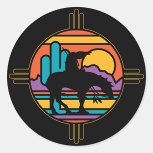 Sticker Rond Fin de la piste