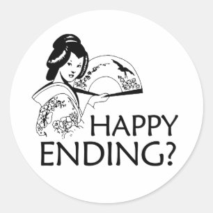 STICKER ROND FIN HEUREUSE