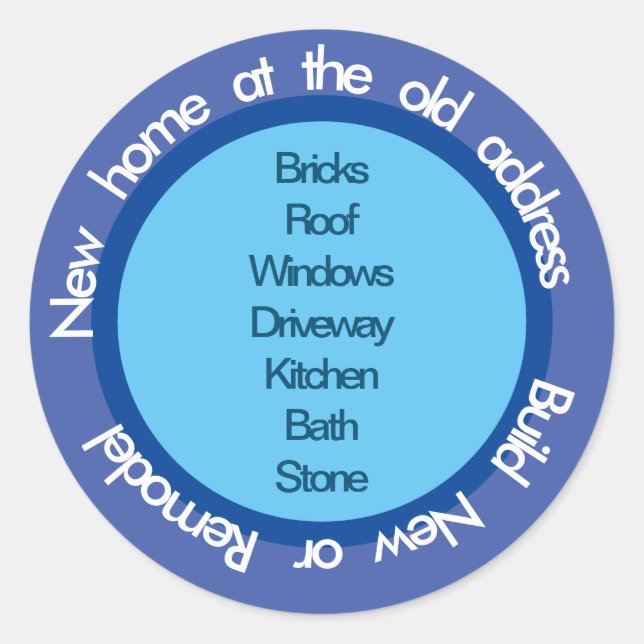 Sticker Rond Financement familial (Devant)