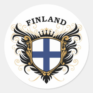 Sticker Rond Finlande