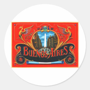 Sticker Rond Firulete d'Obelisco