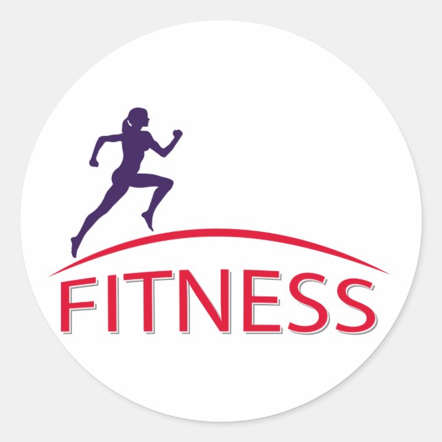 Sticker Rond Fitness (Devant)