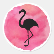 Flamant rose rose