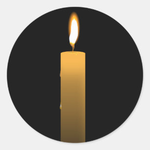 Sticker Rond Flamme éternelle
