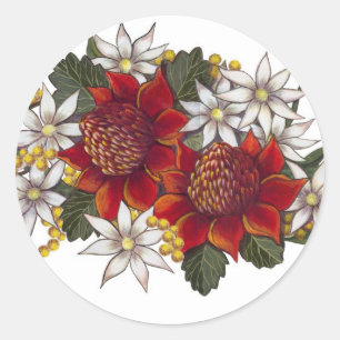 Sticker Rond Flannelle Warratha