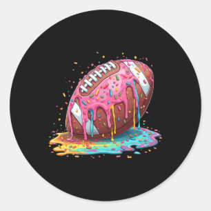 Sticker Rond Flèche De Football Pour Lineman Wr Qb Rb Sprin De 