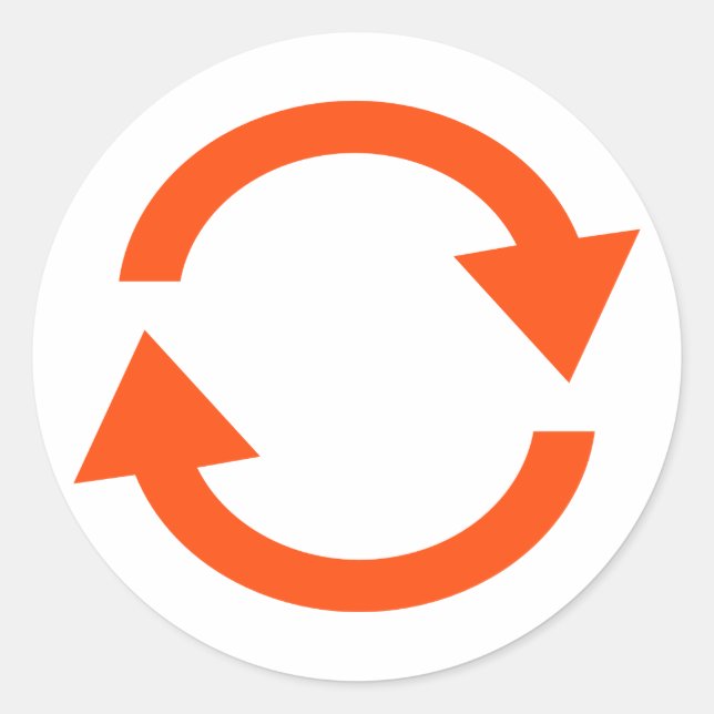 Sticker Rond Flèches cercle (Devant)