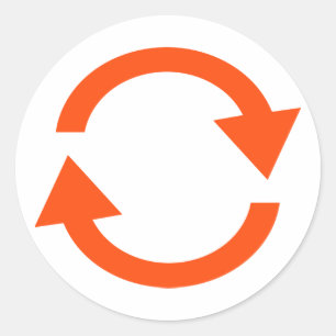 Sticker Rond Flèches cercle