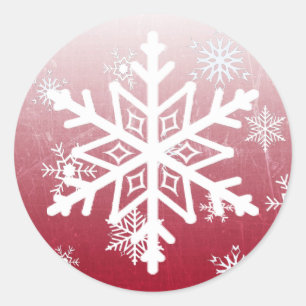 Sticker Rond Flèches de Noël en Bourgogne