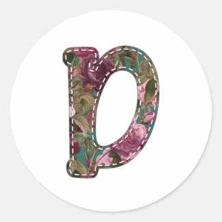 Sticker Rond Fleur D