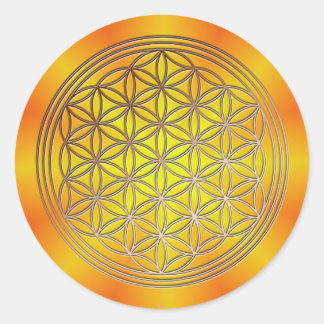 Sticker Rond Fleur de la vie Motif 5