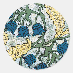 Sticker Rond Fleur de Muguet Art Nouveau Verneuil