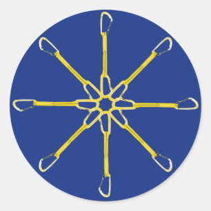 Sticker Rond Fleur Quickdraw