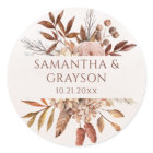 Fleurs de rouille en terre cuite Boho Mariage de f