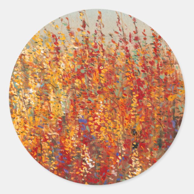 Sticker Rond Fleurs du désert II (Devant)