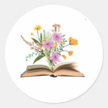 Fleurs provenant des livres