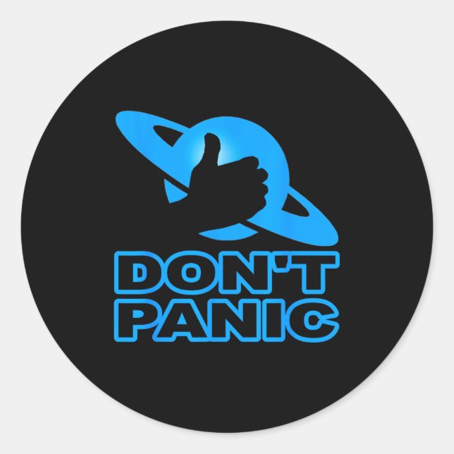 Sticker Rond Flipn Sweet Don't Panic  (Devant)