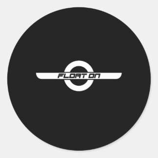 Sticker Rond Float Sur Autonome Inspiré