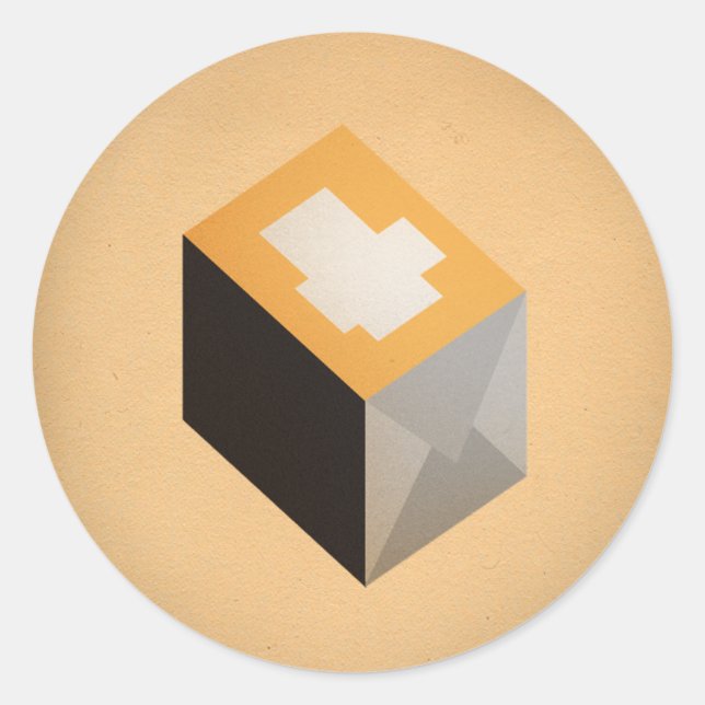 Sticker Rond FLomm Power Gib : LE PACKAGE ! (Devant)