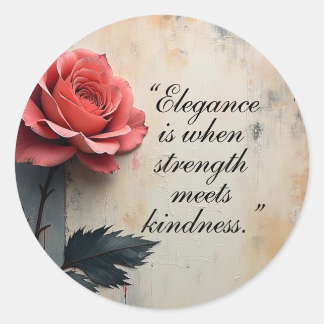 Sticker Rond Floral Galore  (Devant)