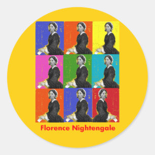 Sticker Rond florence nightengale POPART T-shirts et cadeaux
