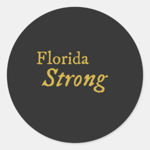Sticker Rond Floride Strong