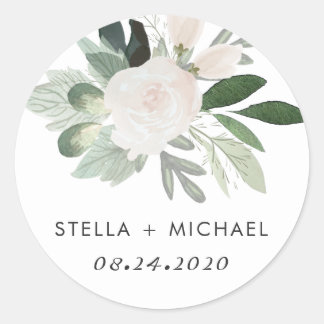 Sticker rond flou de jardin