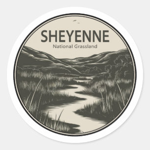 Sticker Rond Flux national des prairies de Sheyenne