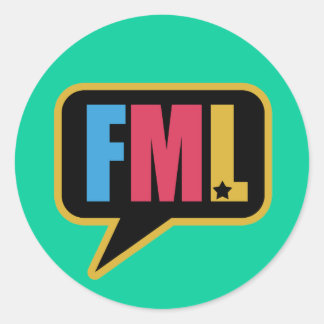 Sticker Rond FML (Stickers)