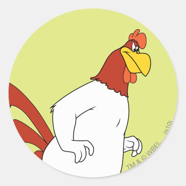 Sticker Rond Foghorn Leghorn (Devant)