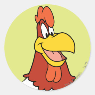Sticker Rond Foghorn Leghorn Closeup